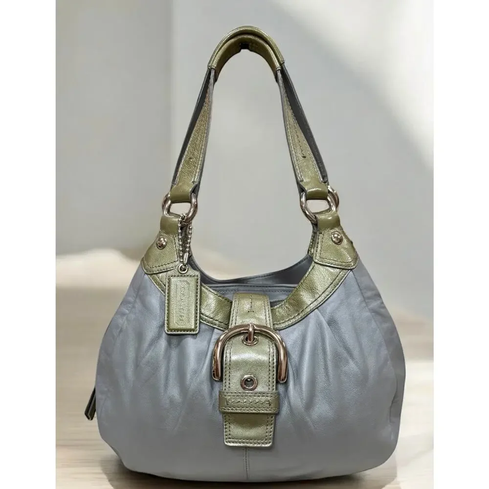 Y2K Coach F15527 Soho Lynn Leather Hobo Bag